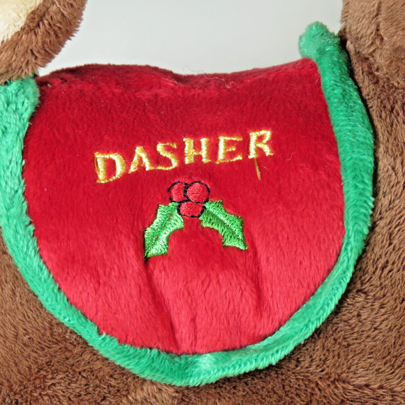 Reindeer Plush Lot of 3 Kellytoy Dancer 2017, Dasher 2015 Plush Stuffed Animals - Picture 15 of 16